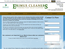 Tablet Screenshot of eco-drycleaning.com